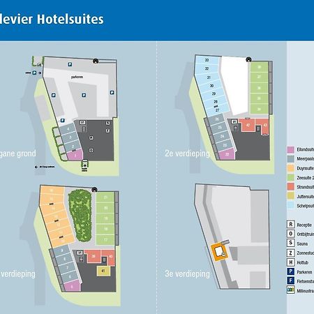 Roompot Strandplevier Hotelsuites De Koog  Bagian luar foto
